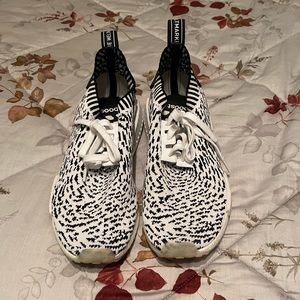 Adidas NMD zebra size 9.5. Pre owned.